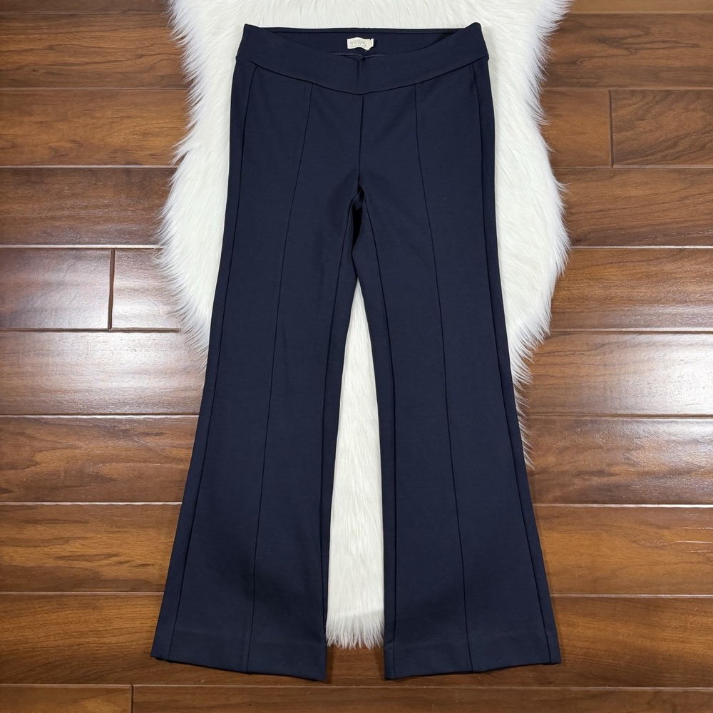 Spartina 449 Women's Size Small Navy Blue Brooke Pull On Ponte Trouser Pants